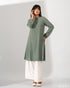 Simple Long Top In Soft Viscose Cotton 50993